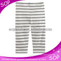 Children trousers cotton casual long pants black and white trousers baby girl boutique pants